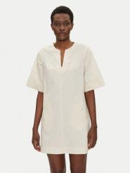 Bomboogie Sukienka codzienna AW8868TCSA5 Beżowy Relaxed Fit. Brązowe sukienki damskie Bomboogie, bez wzorów, z bawełny, bez ramiączek. Za 359.99 zł.