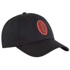 Czapka Unisex Dla Dorosłych Essentials AC Milan. Czarne czapki damskie Puma, bez wzorów. Za 136.99 zł.
