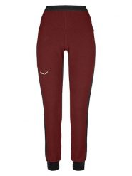 Salewa Spodnie sportowe "Lavaredo Hemp" w kolorze bordowo-czarnym rozmiar: 40. Czerwone spodnie dresowe damskie Salewa, bez wzorów, outdoorowe. Za 211.31 zł.