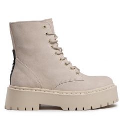 Trapery Steve Madden. Brązowe trapery damskie Steve Madden, bez zapięcia. Za 509.99 zł.