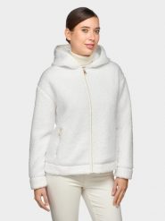Kurtka GEOX W4675E Biały. Białe kurtki damskie Geox, m, bez wzorów, z tkaniny, bez kaptura. Za 273.99 zł.