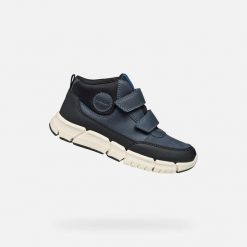 Buty GEOX J FLEXYPER BOY Niebieski. Niebieskie bikini Geox, bez wzorów, z syntetyku. Za 246.99 zł.