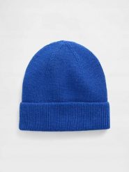 CZAPKA ZIMOWA GAP BEANIE UNISEX CIEPŁA 842499-01. Niebieskie czapki damskie GAP, na zimę, bez wzorów. Za 89.00 zł.