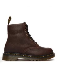 Dr. Martens Trapery 1460 Fleece Lined Grizzly DM31873201 Brązowy. Brązowe trapery damskie Dr Martens, ze skóry, bez zapięcia. Za 989.99 zł.