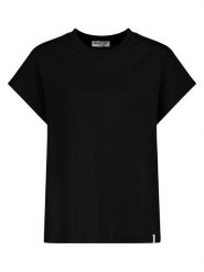 Eight2Nine Koszulka w kolorze czarnym rozmiar: L. Czarne koszulki damskie Eight2Nine, l, bez wzorów, z bawełny, bez kołnierzyka, bez ramiączek. Za 61.31 zł.