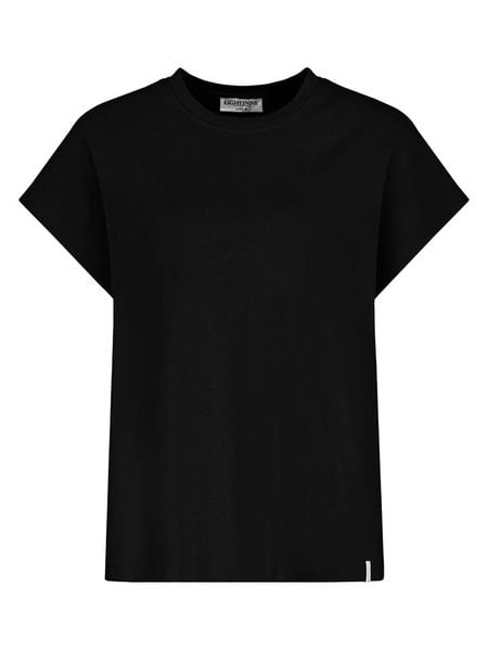 Eight2Nine Koszulka w kolorze czarnym rozmiar: L. Czarne koszulki damskie Eight2Nine, l, bez wzorów, z bawełny, bez kołnierzyka, bez ramiączek. Za 65.54 zł.