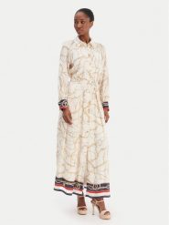 Marciano Guess Sukienka koszulowa 6RGT3 37439A Écru Regular Fit. Sukienki damskie Marciano Guess, z aplikacjami, z wiskozy, bez ramiączek. Za 1,459.00 zł.