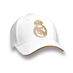 Czapka Real Madryt Jr - oficjalna licencjonowana. Białe czapki damskie REAL MADRID, bez wzorów. Za 99.00 zł.