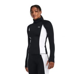 Bluza damska Under Armour Train CW Funnel Neck. Białe bluzy damskie Under Armour, l, bez wzorów, bez kaptura. Za 149.99 zł.