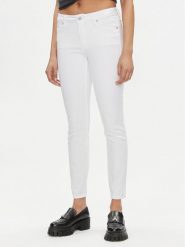 Calvin Klein Jeans Jeansy J20J222778 Biały Skinny Fit. Białe jeansy damskie Calvin Klein Jeans, bez wzorów, z bawełny. Za 329.99 zł.