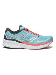 Saucony Buty "Munchen 4S" w kolorze turkusowym do biegania rozmiar: 44. Niebieskie obuwie sportowe damskie Saucony, bez zapięcia, do biegania. Za 135.49 zł.