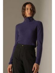 Perfect Cashmere Kaszmirowy golf "Ashley" w kolorze fioletowym rozmiar: M. Różowe golfy damskie Perfect Cashmere, m, bez wzorów, z kaszmiru, bez ramiączek. Za 347.81 zł.