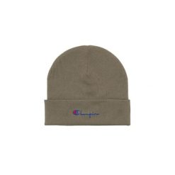 Czapka dla dorosłych Champion Beanie. Zielone czapki damskie Champion, na zimę, bez wzorów, z poliesteru. W wyprzedaży za 68.00 zł.