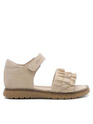 Lasocki Kids Sandały POPPY CI12-3044-03 Srebrny. Szare sandały dziewczęce Lasocki Kids, ze skóry, bez obcasa, bez zapięcia. Za 139.99 zł.