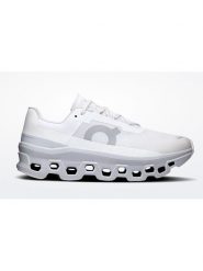 ON RUNNING Buty "Cloudmonster" w kolorze białym do biegania rozmiar: 46. Białe obuwie sportowe damskie On Running, bez zapięcia, do biegania. Za 478.62 zł.