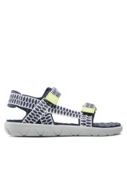 Timberland Sandały Perkins Row Webbing Sndl TB0A2ASH019 Granatowy. Niebieskie sandały chłopięce Timberland, z materiału, bez zapięcia. Za 239.99 zł.