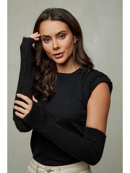 Soft Cashmere Rękawiczki w kolorze czarnym rozmiar: onesize. Czarne rękawiczki damskie Soft Cashmere, bez wzorów, prążkowane. Za 78.99 zł.