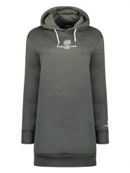 Maison Montaigne Sukienka dresowa "Gilongmai" w kolorze antracytowym rozmiar: M. Czarne sukienki damskie Maison Montaigne, bez wzorów, z dresówki, bez ramiączek. Za 95.69 zł.