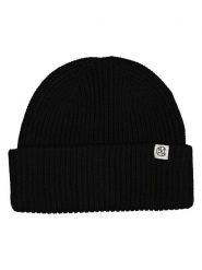MOSS COPENHAGEN Czapka beanie "Galine" w kolorze czarnym rozmiar: onesize. Czarne czapki damskie Moss Copenhagen, bez wzorów, prążkowane. Za 86.99 zł.