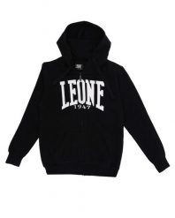 Bluza z bawełna z kaptur na czas wolny na co dzień. Niebieskie bluzy damskie LEONE 1947 APPAREL, bez wzorów, z bawełny, bez kaptura. Za 63.11 zł.