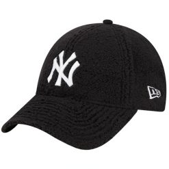 Czapka z daszkiem damska Teddy 9FORTY New York Yankees Cap. Czarne czapki z daszkiem damskie New Era, bez wzorów, z poliesteru. Za 149.99 zł.