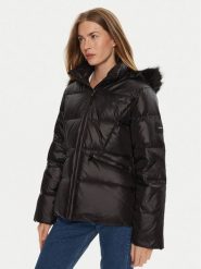 Calvin Klein Kurtka puchowa K20K207733 Czarny Regular Fit. Czarne kurtki damskie Calvin Klein, xl, bez wzorów, z puchu, bez kaptura. Za 909.99 zł.