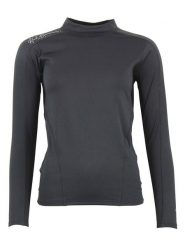 Peak Mountain Koszulka funkcyjna "Anoy" w kolorze czarnym rozmiar: S. Czarne koszulki damskie Peak Mountain, s, bez wzorów, bez kołnierzyka, bez ramiączek. Za 100.52 zł.