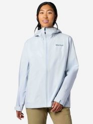 Marmot Kurtka przeciwdeszczowa "Precip Evo Flex" w kolorze błękitnym rozmiar: XL. Niebieskie kurtki sportowe damskie Marmot, xl, bez wzorów, bez kaptura. Za 569.95 zł.