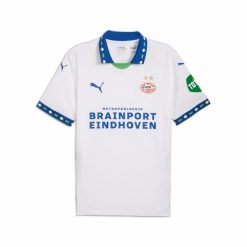 Trzecia koszulka PSV Eindhoven 2024/25. Białe koszulki damskie Puma, m, bez wzorów, bez kołnierzyka, bez ramiączek. W wyprzedaży za 358.00 zł.