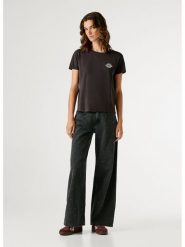 Pepe Jeans Koszulka "Brule" w kolorze brązowym rozmiar: S. Brązowe koszulki damskie Pepe Jeans, s, bez wzorów, z bawełny, bez kołnierzyka, bez ramiączek. Za 104.99 zł.