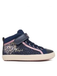 Geox Sneakersy J Kalispera J744GI 0DHNF C4423 S Granatowy. Niebieskie buty sportowe dziewczęce Geox, z materiału, bez zapięcia. Za 189.99 zł.