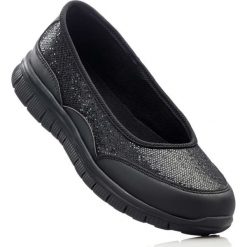 Baleriny bonprix czarny. Czarne balerinki damskie bonprix. Za 37.99 zł.