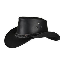 Kapelusz wiejski Horka Denver. Czarne kapelusze damskie HORKA, bez wzorów, ze skóry, sportowe. Za 218.00 zł.