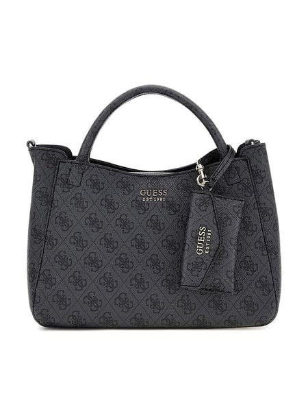 Guess Torebka w kolorze antracytowym - 29 x 19 x 10 cm rozmiar: onesize. Czarne torebki klasyczne damskie Guess, z materiału, przez ramię, bez dodatków. Za 434.99 zł.