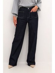 Kaffe Dżinsy "Cansu Karla" - Comfort fit - w kolorze granatowym rozmiar: 34. Niebieskie jeansy damskie Kaffe. Za 162.95 zł.
