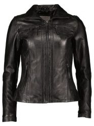 7eleven Skórzana kurtka w kolorze czarnym rozmiar: 44. Czarne kurtki damskie 7eleven, bez wzorów, ze skóry, bez kaptura. Za 434.99 zł.