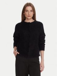 Kontatto Kardigan 3M0866C Czarny Regular Fit. Czarne kardigany damskie Kontatto, m, bez wzorów, z syntetyku. Za 439.99 zł.