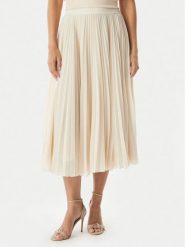 Rinascimento Spódnica plisowana CFC0128147003 Beżowy jasny Regular Fit. Brązowe spódnice damskie Rinascimento, s, bez wzorów, z syntetyku. Za 719.99 zł.