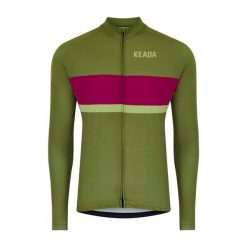 Damska koszulka rowerowa z długim rękawem - Onwards Two. Czerwone koszulki damskie KEADA SPORTS, l, bez wzorów, bez kołnierzyka, bez ramiączek. Za 332.00 zł.