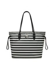 KARL LAGERFELD Torebka A1W30125 Czarny. Czarne shopper bag KARL LAGERFELD, bez wzorów, z materiału, bez dodatków. Za 509.99 zł.