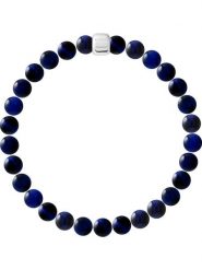 Pearline Bransoletka "Paix Interieure" z tygrysim okiem rozmiar: 19 cm. Niebieskie bransoletki damskie Pearline, srebrne. Za 108.99 zł.