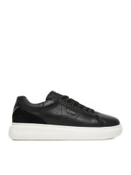 Guess Sneakersy CEO-BI12-3197-03 Czarny. Czarne buty sportowe chłopięce Guess, ze skóry, bez zapięcia. Za 269.99 zł.