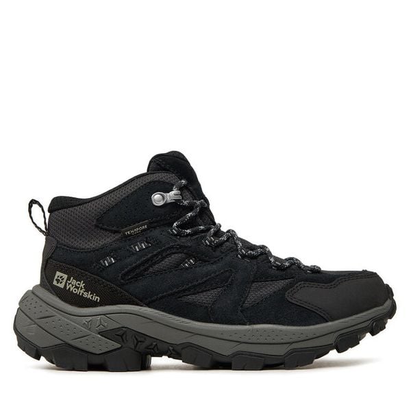 Trekkingi Jack Wolfskin. Szare obuwie sportowe casual damskie Jack Wolfskin, bez zapięcia. Za 519.99 zł.