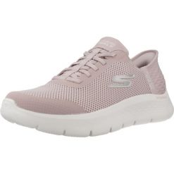 Buty SKECHERS GO WALK FLEX GRAND ENTRY Rose. Białe obuwie sportowe casual damskie Skechers, trekkingowe, Skechers Sport. Za 309.99 zł.
