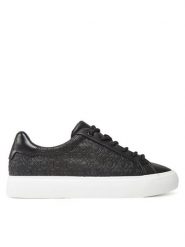 Calvin Klein Sneakersy Vulc Lace Up Mono Pu HW0HW02573 Czarny. Czarne obuwie sportowe damskie Calvin Klein, ze skóry, bez zapięcia. Za 399.99 zł.