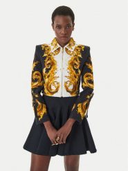 Versace Jeans Couture Marynarka 80HAS47P ES162 Kolorowy Slim Fit. Kurtki damskie Versace Jeans Couture, bez wzorów, z bawełny. Za 2,659.00 zł.