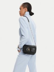 Patrizia Pepe Torebka 8B0219/L113-K470 Czarny. Czarne torebki wieczorowe damskie Patrizia Pepe, bez wzorów, ze skóry, bez dodatków. Za 869.99 zł.