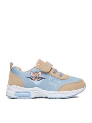 Tom & Jerry Sneakersy CEO-CP66-SS26-210WBTJ Niebieski. Niebieskie buty sportowe chłopięce Tom & Jerry, z materiału, bez zapięcia. Za 89.99 zł.