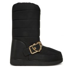 Śniegowce LOVE MOSCHINO. Czarne śniegowce damskie Love Moschino. Za 659.99 zł.