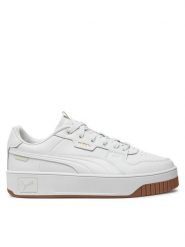 Puma Sneakersy Carina Street Lux 397487-01 Biały. Białe obuwie sportowe damskie Puma, ze skóry, bez zapięcia. Za 219.99 zł.